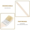 thumbnail image 6 of 2 inch Wide Wooden Handle Metal Ferrule Faux Bristle Head Brush, 6 of 9
