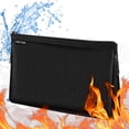 thumbnail image 2 of Fireproof Small Fireproof Money Bag Fire and Water Resistant Expandable Document Bag Safe Storage Pouch Envelope with Zipper for A5 File Document Cash Jewelry Passport, 2 of 7