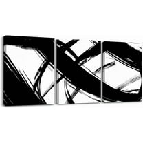 Teens Adult Geometry Swirl Canvas Wall Art for Living Room Bedroom Abstract Art Striped Wall Painting Women Men Vintage Brown Red Picture Wall Decor Rustic Wall Art for Home Decor Unframed