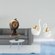 thumbnail image 2 of Figura de escritorio,Reloj de mesa con figura de globo terráqueo,decoración para oficina y hogar,Reloj de escritorio,figura decorativa,decoración para el hogar,estatua de cisne,Estatuas y, 2 of 8