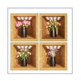 thumbnail image 4 of Pegatina decorativa de pared con ilustración de planta en maceta, autoadhesiva de PVC para sala de estar, decoración del hogar, dormitorio, oficina, PVC, 30 x 20 cm, 4 of 8