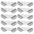thumbnail image 5 of HOMEMAXS 20 pcs  Corner Brackets Metal Braces Angle Bracket Trapeziform Corner Braces Shelf Brackets, 5 of 8