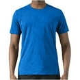 thumbnail image 2 of Teissuly Men's Summer Solid Color Casual Loose Short Sleeved Round Neck T-shirt, 2 of 7