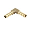 thumbnail image 4 of 5mm Brass Barb Elbow 90 Degree Male Thread Connector Adapter for Air Water Gas Oil Pipe 5pcs, 4 of 5