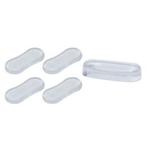 BESTOYARD 5Pcs Transparent Toilet Lid Bumpers for Home Use Strong Adhesive Non Slip Pads