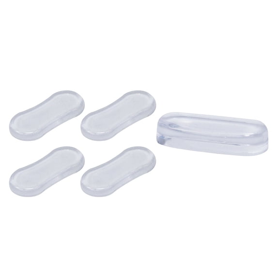BESTOYARD 5Pcs Transparent Toilet Lid Bumpers for Home Use Strong Adhesive Non Slip Pads