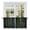 Forest Green, variant on Green Forest Tier Curtains, Mysterious Primitive Forest Pine Tree Light Filtering Kitchen Curtains, 2Pcs Rod Pocket Half Window Treatments Panels for Sink Cafe Cabinet Camper 27.5x24 Inches