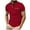Red, variant on WREESH Mens Classic Color Block Polos Shirt Short Sleeve Button Collared Golf Top Casual Pocket Tee Lightweight Summer Shirt 2025
