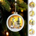 thumbnail image 1 of Colgante de Árbol de Navidad con Luz Ganfancp Decoración Navideña, 1 of 6