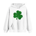 thumbnail image 3 of Gfyviroh Toddler St. Patrick's Day Sweatshirts 2-14 Years Boys Girls Hoodies Cute Print Long Sleeve Sweatshirts Loose Hooded Tops with Front Pocket, 3 of 4