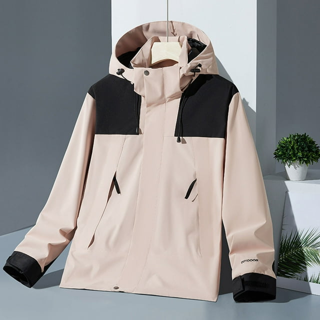 Soki Rain Jacket for Women Waterproof Lightweight Windbreaker Jacket with Hood Packable Raincoat with Pockets