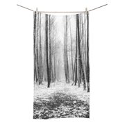 MYPOP Forest Shower Towel Bathroom Bath Towel 30x56 inches