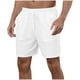 thumbnail image 2 of Cordón Atlético de Color Sólido para Hombre con Bolsillos, Pantalones Cortos Deportivos Casuales Elásticos para Hombres, 2 of 8