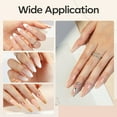 thumbnail image 3 of modelones 8-in-One Builder Nail Gel, Neutral Nude Gel Builder for Nail Thickening, LED Nail Lamp Cured Hard Gel Nail Strengthener Extension Color Gel Base Rhinestone Gel Nail Glue, 3 of 9