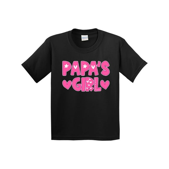Inktastic Papa's Girl Youth T-Shirt