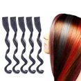 thumbnail image 2 of Extensiones de cabello humano con clip gris Extensiones de cabello humano con clip realista Cabello real Ancho no rizado 4 cm Postizos rizados Estudiante Escuela Uso diario Demonsen None, 2 of 5