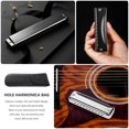thumbnail image 3 of WHAMVOX 1Set Single Harmonica Pouch for Travel in Black Soft Material with Shockproof Function, 3 of 8
