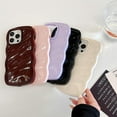 for iPhone Case,Cute Smooth Water Wave Ripple Camera Lens Protection