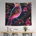 thumbnail image 2 of Yiaed Glowing Leaf Bird Print Tapestry for Bedroom,Tapestry Wall Tapestries, Tapestry Aesthetic for Living Room Dorm Room 51" X 60", 2 of 6