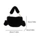 thumbnail image 5 of Bolso Mano Invierno Suave Hombro para Mujer Cadena Felpa Esponjosa Viajes, 5 of 9