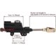 thumbnail image 2 of Rear Brake Master Cylinder, Universal Pit Bike Rear Brake Master Cylinder Motorcycle Hydra, 2 of 5