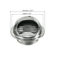 thumbnail image 2 of Unique Bargains Évents Ronds de 4 Pieds, Grille à Lames en Acier Inoxydable, Couvercle d'Évent en Maille, Hotte de Gril pour Cuisine et Salle de Bain, 2 of 6
