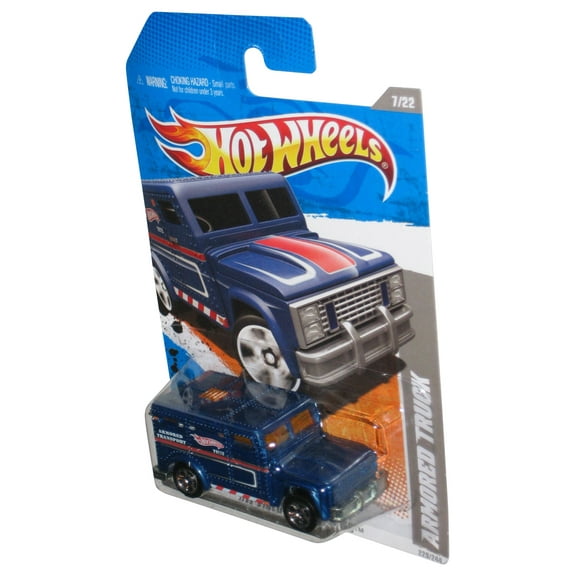 Hot Wheels HW Video Game Series 7/22 (2010) Blue Armored Truck Toy 229/244
