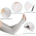 thumbnail image 3 of Manchons de Refroidissement Hommes Femmes Protection Solaire Manches Longues pour Cyclisme Conduite Course Golf Football Basketball, 3 of 7