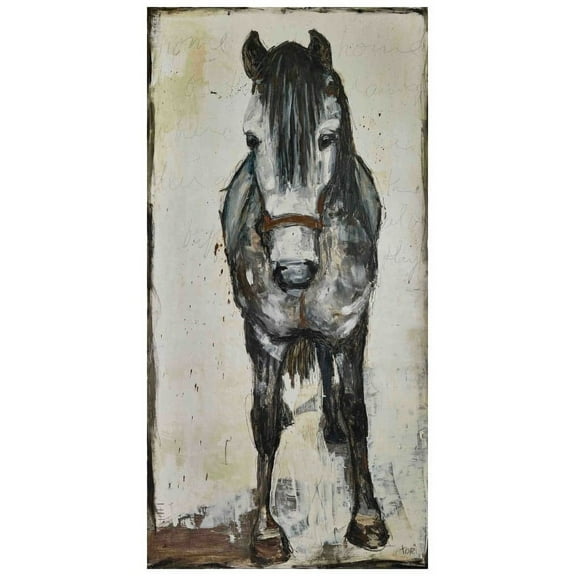 Marmont Hill Mh-Tori-206-C-45 45" X 22-1/2" "Pony" Giclee Art Print On Stretched Canvas By