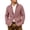 Pink, variant on Men's Knit Cardigan Sweater Long Sleeve Casual Button Up Collared Top with Front Pockets Ribbed Cuffs and Hem Soft Chunky Knit Solid Color Warm Fall Winter Outerwear Everyday Wear Basic Army Green L