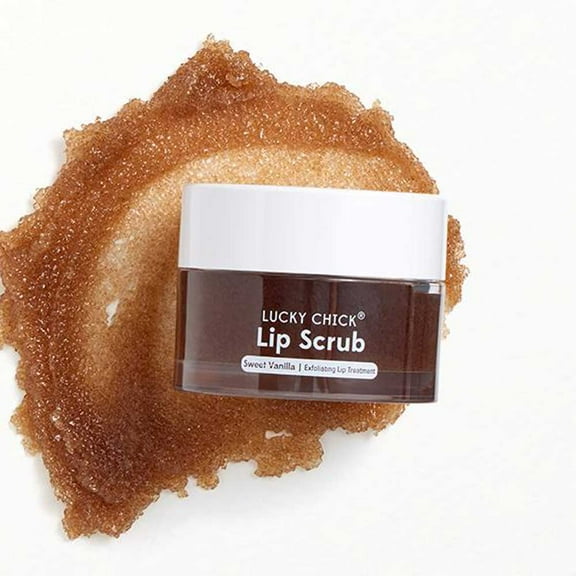 Lucky Chick Lip Scrub Sweet Vanilla Exfoliating Lip Treatment