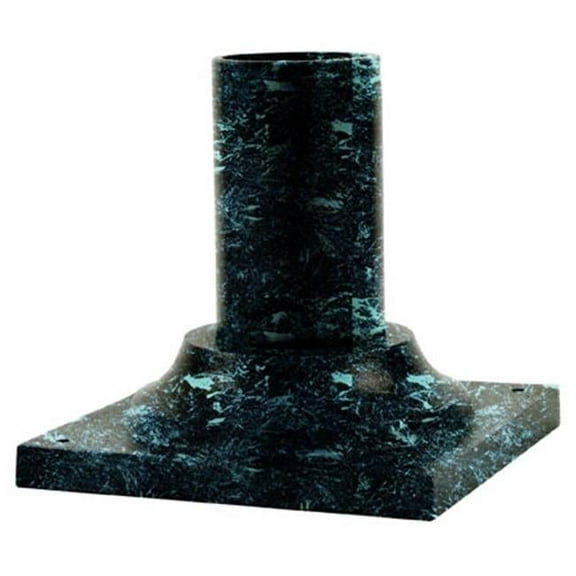 3 in. Large Pier Mount Base, Verde Green