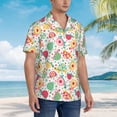 thumbnail image 2 of Salouo Turtle Flower for Hawaiian Shirt for Men,Summer Beach Casual Short Sleeve Button Down Shirts Men's Regular-Fit Short-Sleeve Print Shirt -Medium, 2 of 6