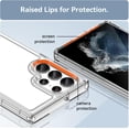 thumbnail image 5 of Case for Galaxy S24 Ultra,Transparent TPU+PC Acrylic Protective Military Grade  Heavy Duty Protection Phone Case for Samsung Galaxy S24 Ultra 5G,6.8 inch 2024 (Clear), 5 of 16