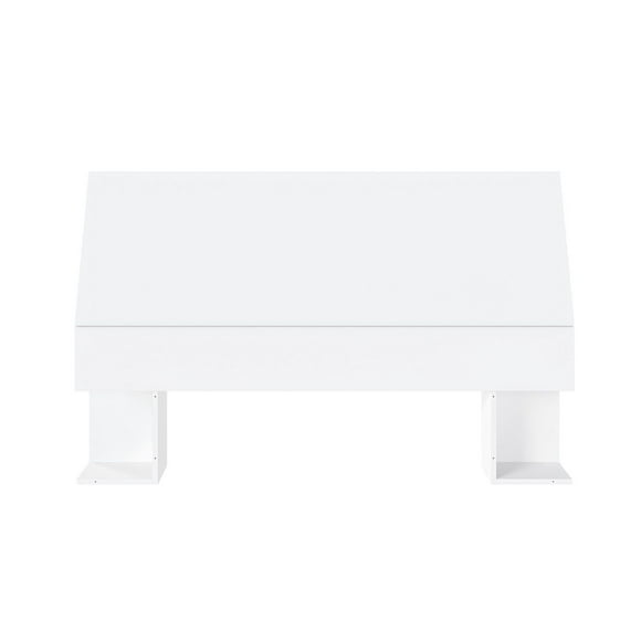 Nexera Twin Size Storage Headboard, White