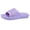 Light Purple, variant on Platform Shower Shoes for Mens Women Lightweight Water Shoes with Drain Hole Quick Drying Non Slip Slide Sandals