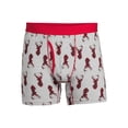 thumbnail image 3 of Holiday Time Men's Holiday Print Stretch Boxer Briefs, Sizes S-XL, 3 of 3