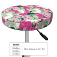 thumbnail image 4 of Lsque Orchids Flowers Round Bar chair cushion covers Velvet Fabric Premium Comfort Protects from Scratches and Stains for 14-17 Inch Chair- 14 inch, 4 of 7