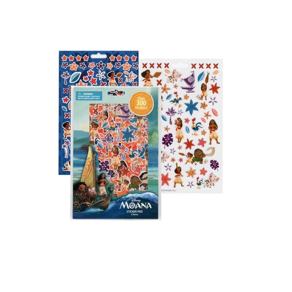Disney Moana 4-Page Puffy Sticker Pad