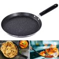 KIKINon Stick Crepe Pan Marble Coated Roti Dosa Tawa Pancake Maker