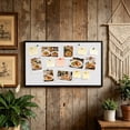 thumbnail image 5 of EGNMCR Home Decor, Room Decor, Wall Decor Rectangular Fabric Photo Board Polyester Fiber Note Board With Border For Wall Decor Photo Display Organizer For Office Home Polyester fiber photo board, 5 of 5