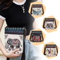 thumbnail image 2 of Canvas Crossbody Bag Embroidery Hot, 2 of 8