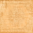 thumbnail image 1 of Ahgly Company Indoor Square Abstract Orange Contemporary Area Rugs, 4' Square, 1 of 1