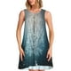 thumbnail image 1 of Easygdp Winter Rabbit para Vestido Transpirable de Mujer, Vestido Suelto de Manga Corta con Pliegues y Bolsillos para el Verano, 1 of 1