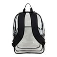 thumbnail image 4 of Eastsport Unisex Clear Spirit Backpack, Black (6-Pack), 4 of 6