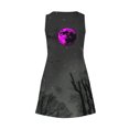 thumbnail image 5 of WFJCJPAF 2025 New Halloween Halloween Dresses for Women Long Sleeve,Women's Summer Comfort Fashion Printing Pocket Sleeveless V-Neck Dress - Purple L, 5 of 5