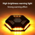 WENXUAN LED Warning Light Flashing Rechargeable Yellow Safety