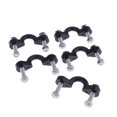 thumbnail image 1 of 9Pcs Pad Eyes Kayak Canoa Barco Nylon Bungee Deck Hebillas con Tornillos Sunnimix Kayaking C Type Buckle, 1 of 2