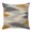 Yellow, variant on Throw Pillow Covers, Yellow Abstract 16x16 Pillow Covers for Couch/Sofa/Bed, Boho Retro Zigzag Ikat Wave Modern Decorative Square Linen Cushion Pillowcase for Home Decor