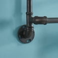 thumbnail image 5 of Furniture of America Carma Industrial Metal 2-Bar Towel Rack, Sand Black, 5 of 6